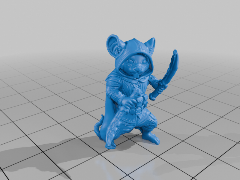 Musteval Wizard 🎲 Musteval Guardinal - Mousefolk Rogue (DND / TTRPG)・Free STL File for ...