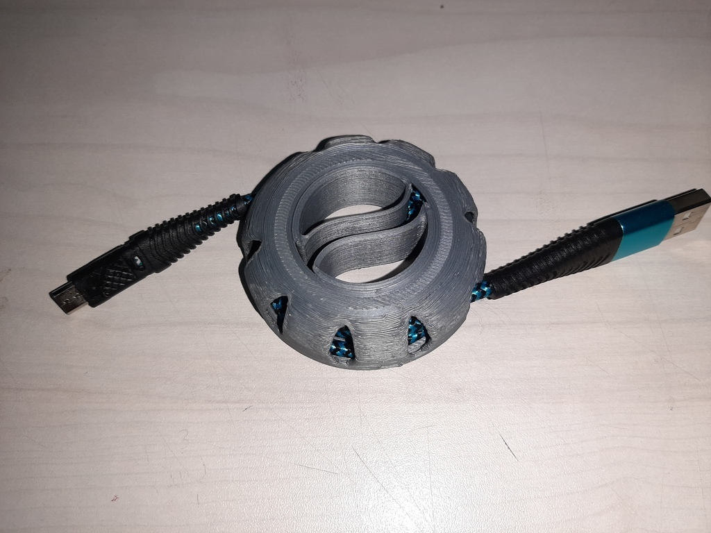 STL file USB cable reel | 104 💾・3D print design to download・Cults