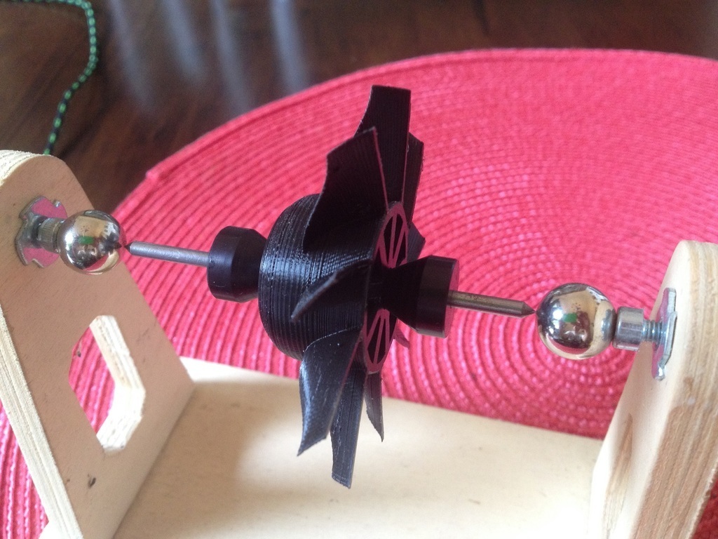 3D file EDF Rotor 69mm 9 Blades cw 🚁 ・Model to download and 3D print・Cults