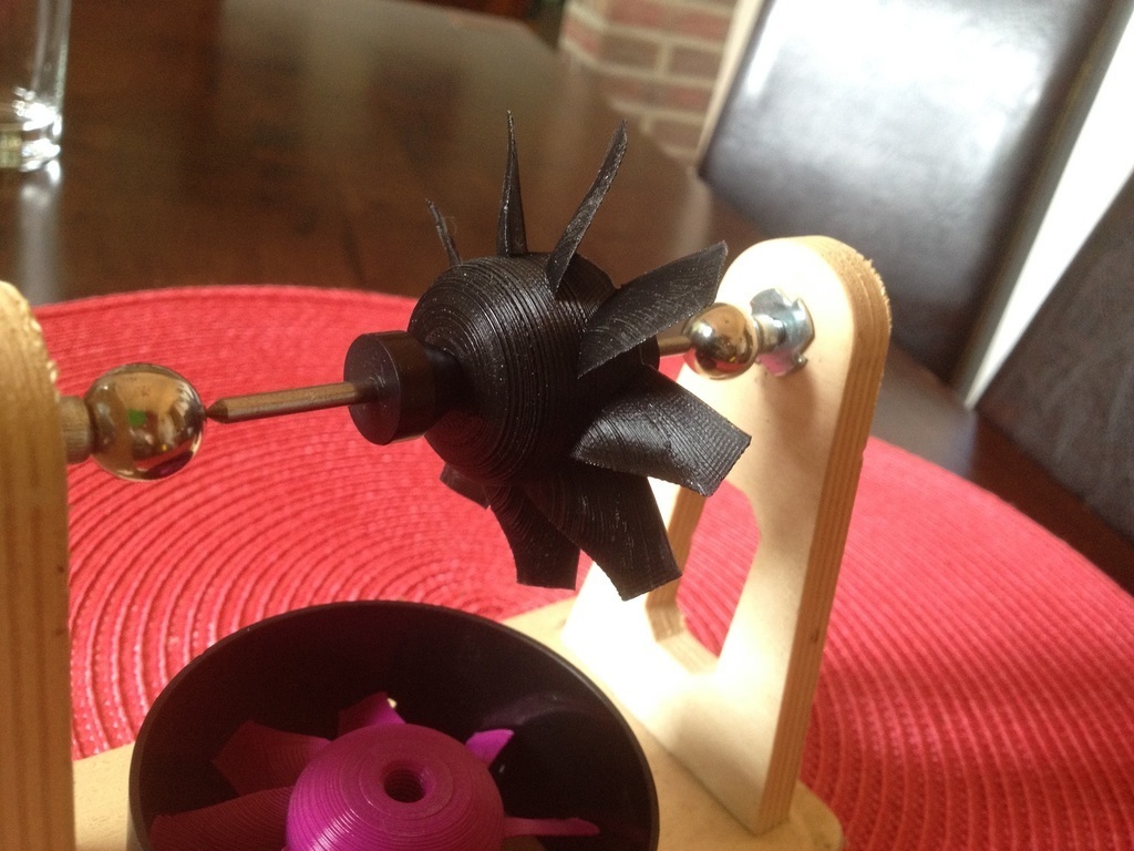 3D file EDF Rotor 69mm 9 Blades cw 🚁 ・Model to download and 3D print・Cults