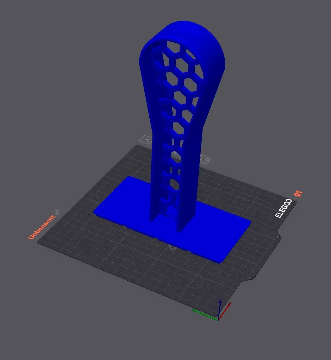 Free 3D file Gridfinitz 2x4 hex headset stand 🏢 ・3D printer design to