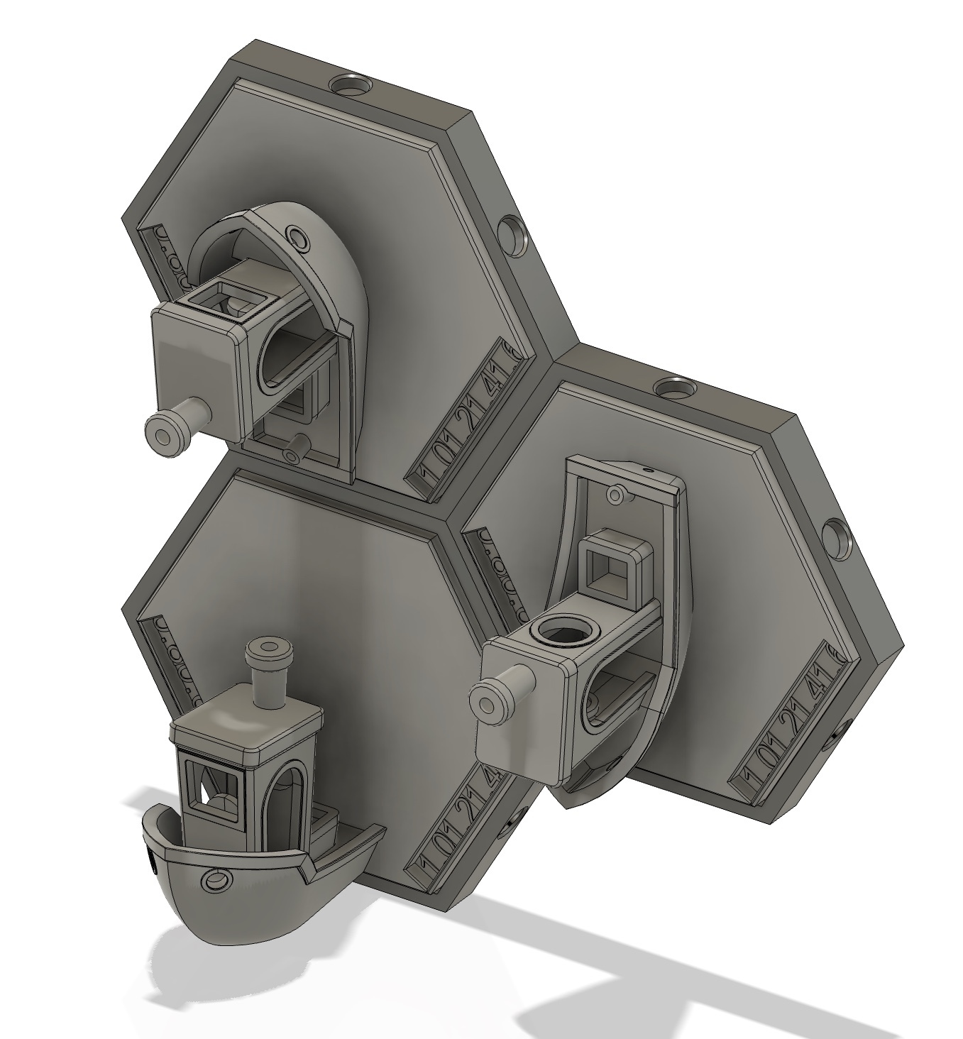 Free 3D file editable 3D Benchy filament pattern wall system 🪢 ・Design ...