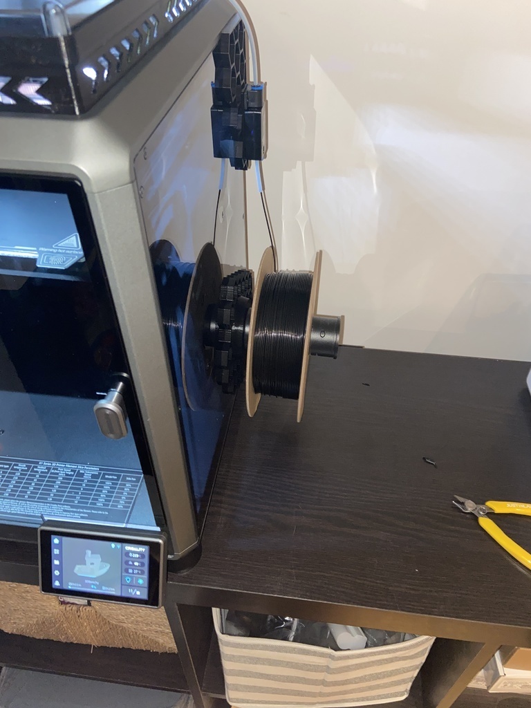 🧞‍♂️ K1 Honeycomb-style side mount kit for Creality Digital Spool Rack ...