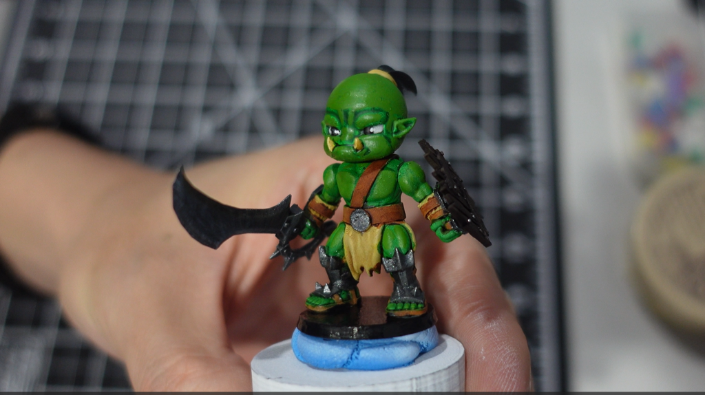 Free 3D file Chibi Orc Warrior 🎨・3D printer design to download・Cults