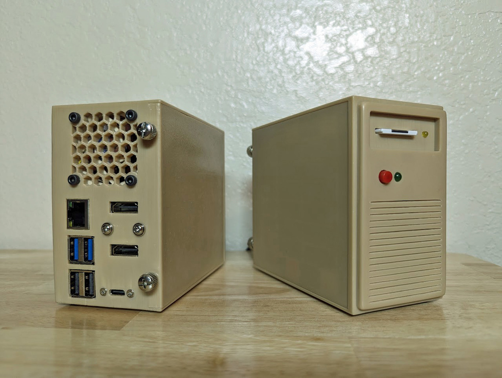 🔌 Raspberry Pi 5 case - Retro tower desktop・Free 3D File for ・Cults