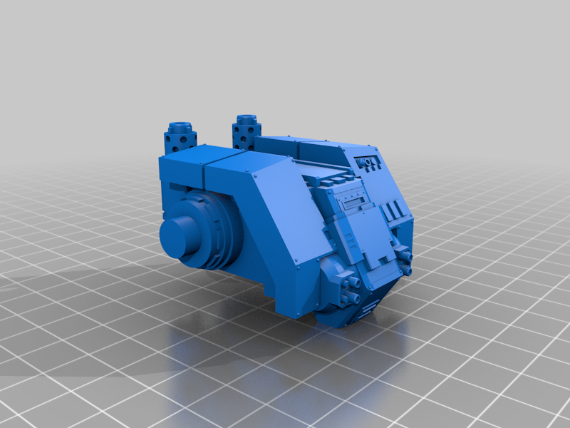 Free STL file SIMPLIFIED ATTACK WALKER FOR GRIMDARK FUTURE [FDM