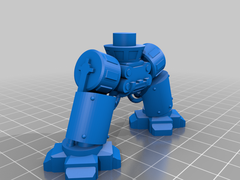 Free STL file SIMPLIFIED ATTACK WALKER FOR GRIMDARK FUTURE [FDM