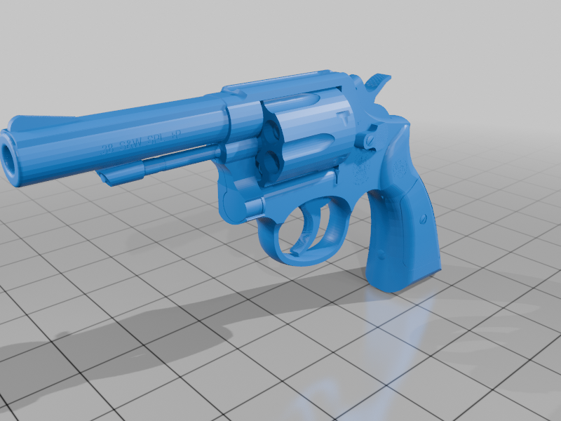 Revolver Gun Solidworks 3D file REVOLVER SMITH WESSON 🔫 ・Design to download and 3D print・Cults