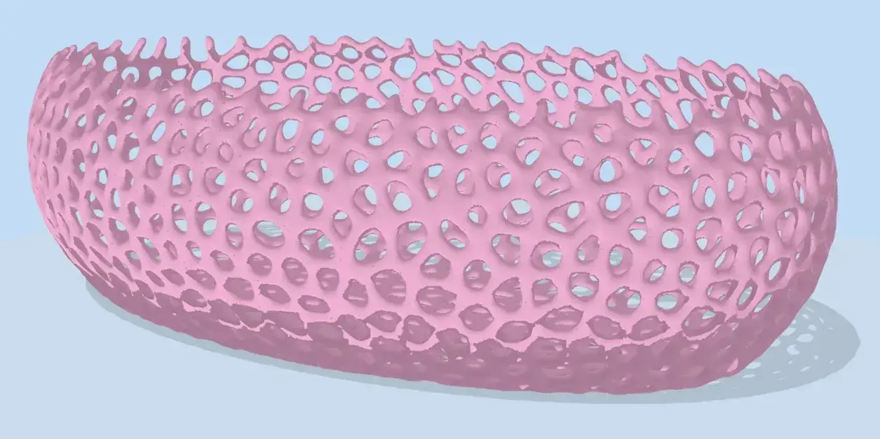 🧺 Voronoi Storage Basket・Free 3D File for ・Cults
