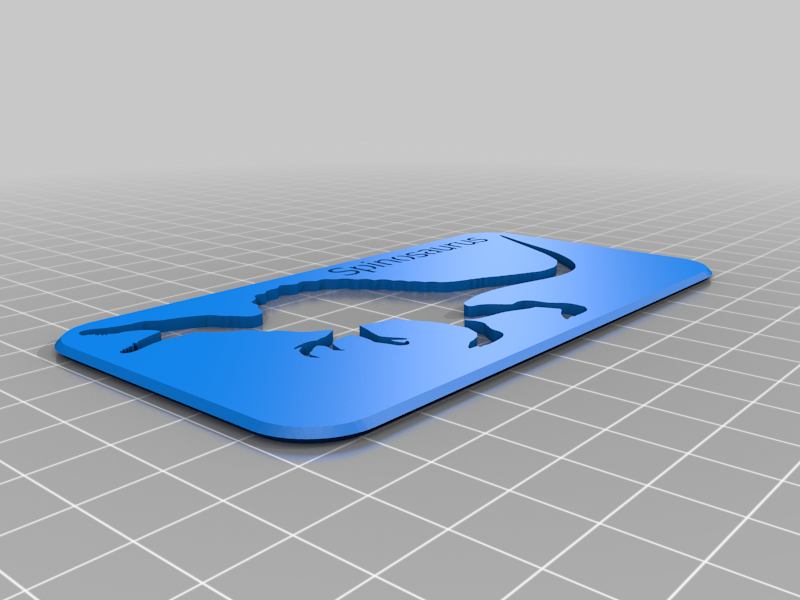 🦖 Dino stencil・Free STL File for 3D printing・Cults