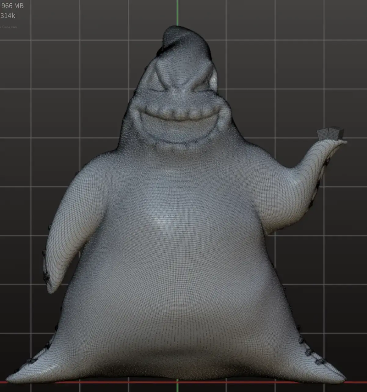 🎄 Oogie Boogie de Nightmare before Christmas・Arquivo 3D Grátis para ・Cults, image size:1202x1283