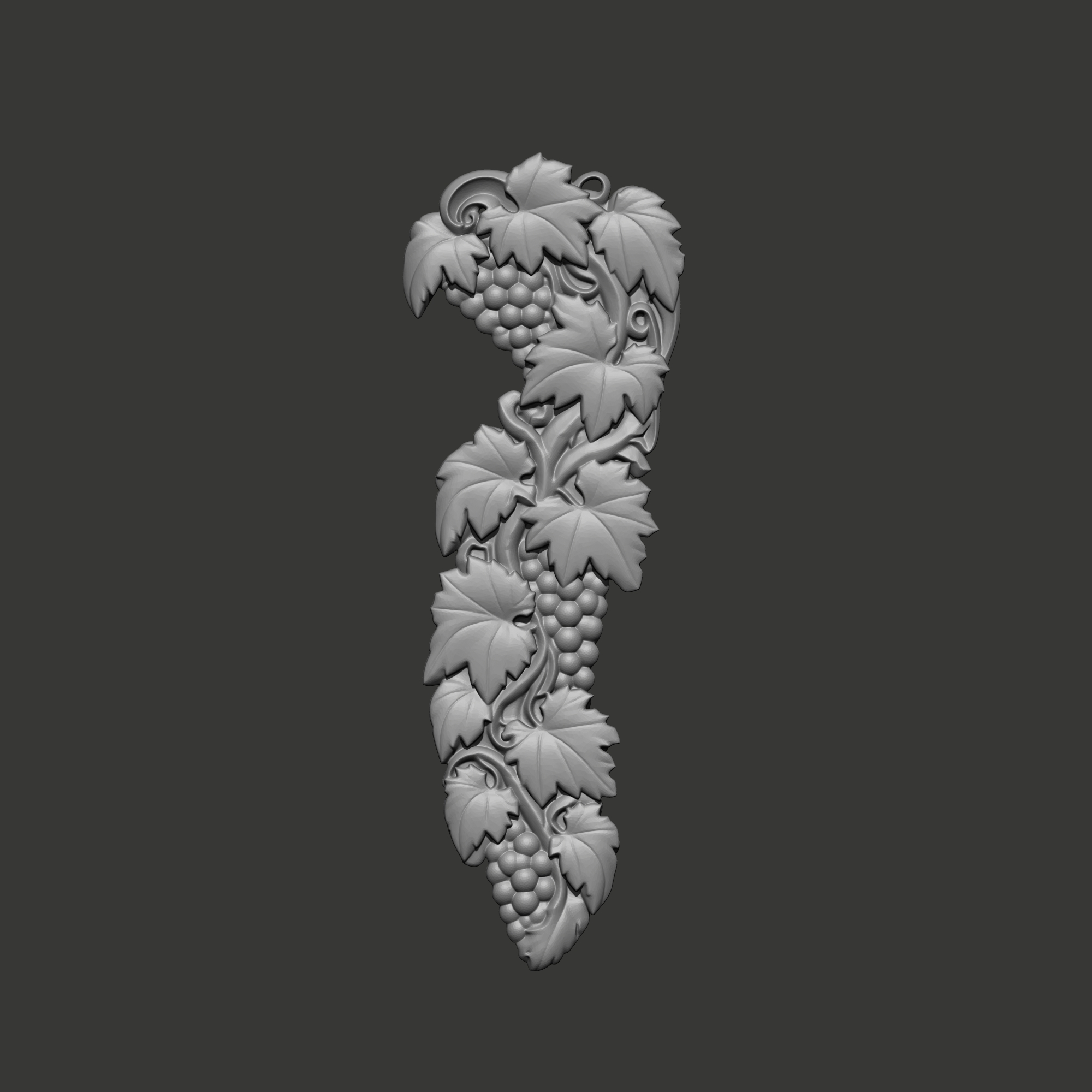 🍇 Grape Vine Ornament 3D Printable STL Model for FDM and Resin Digital ...