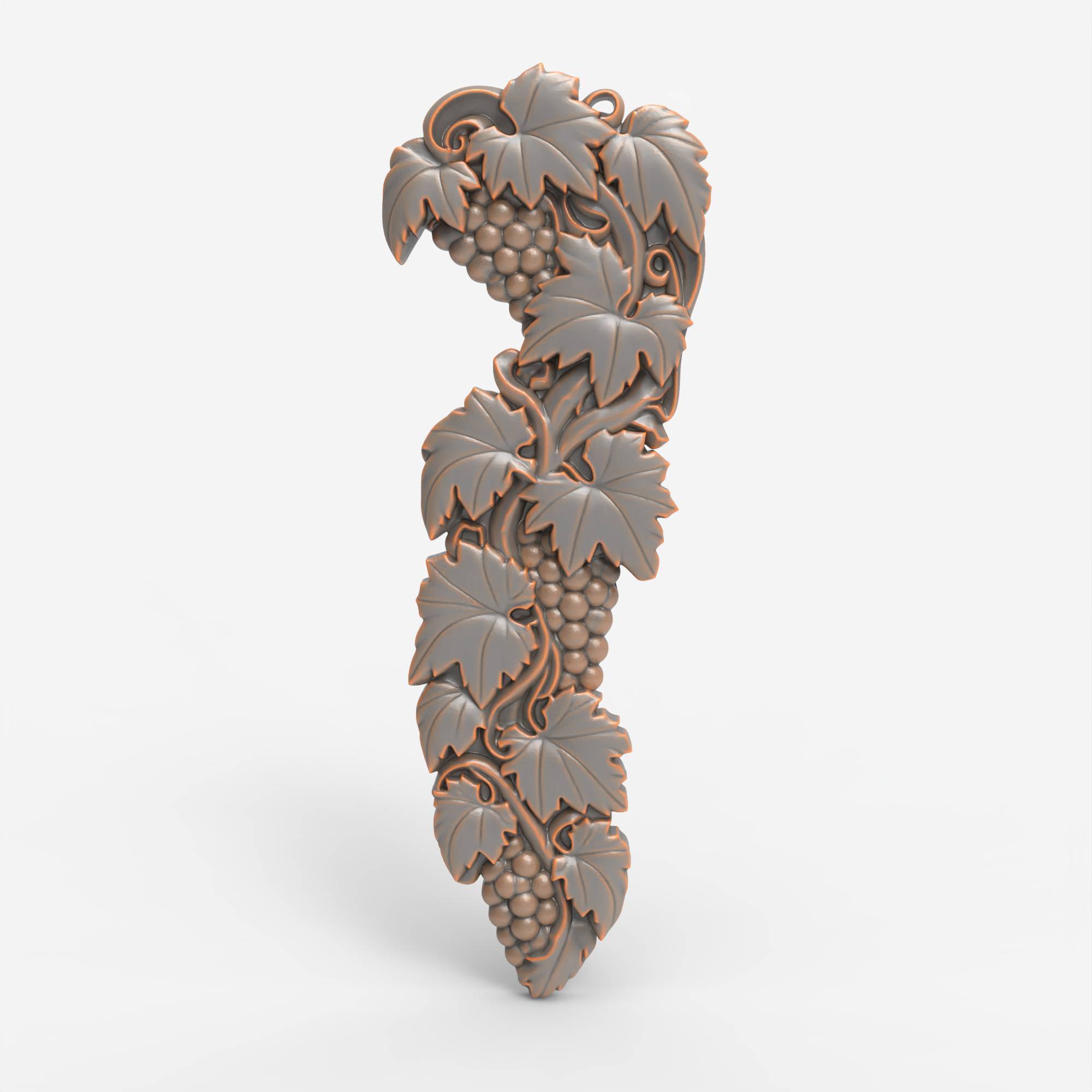 🍇 Grape Vine Ornament 3D Printable STL Model for FDM and Resin Digital ...