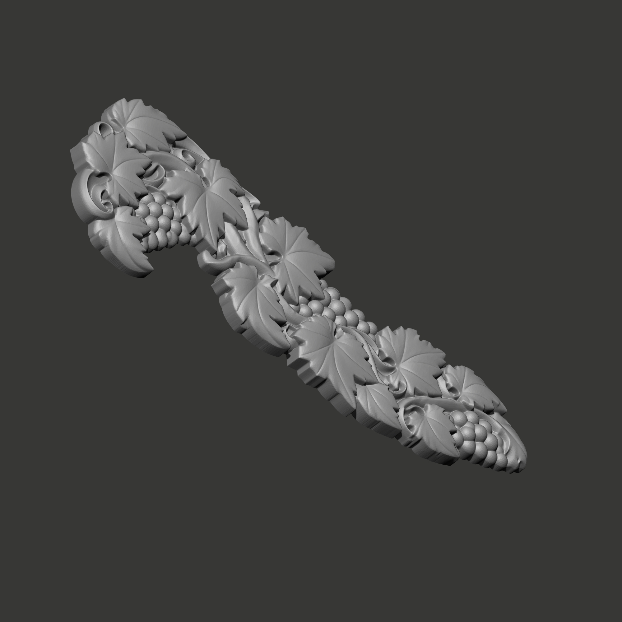 🍇 Grape Vine Ornament 3D Printable STL Model for FDM and Resin Digital ...
