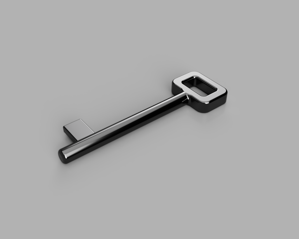 🚪 Door key・Free 3D File for ・Cults