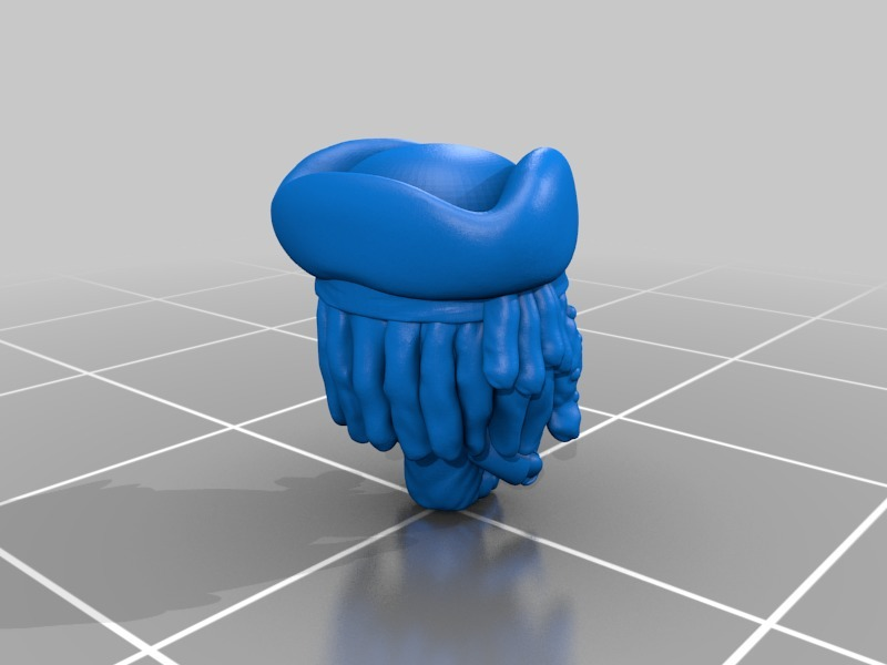 Free 3D file Jack Sparrow 🏴‍☠️ ・3D printable design to download・Cults