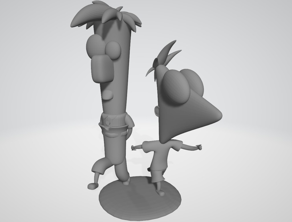 Figurine PVC Phineas Et Ferb - Personnage Disney, Bon État