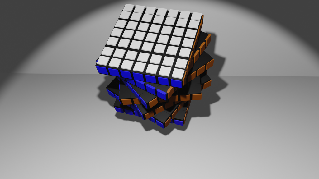 🧩 7x7 RUBIKS Cube・Free 3D File for ・Cults