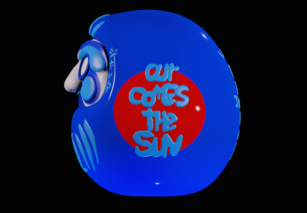 🌵 CACTUS JACK X FRAGMENT DARUMA DOLL・Free 3D File for 3D
