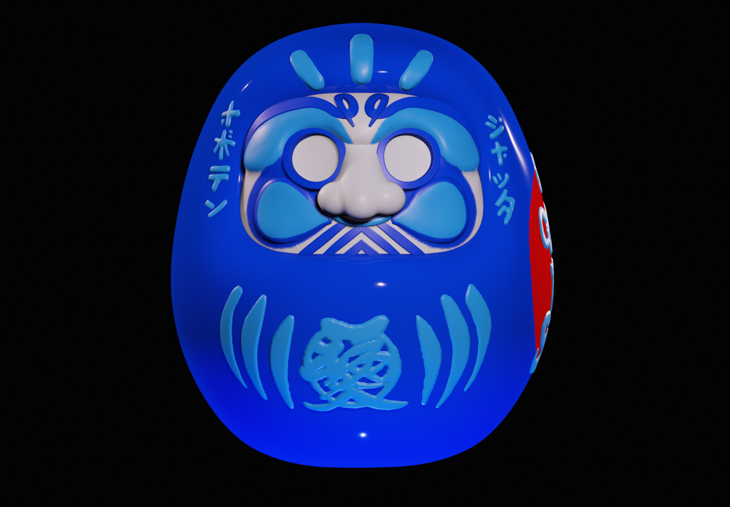 🌵 CACTUS JACK X FRAGMENT DARUMA DOLL・Free 3D File for ・Cults