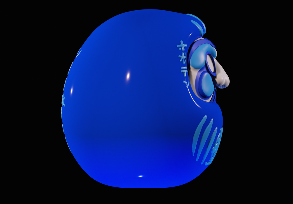 🌵 CACTUS JACK X FRAGMENT DARUMA DOLL・Free 3D File for 3D