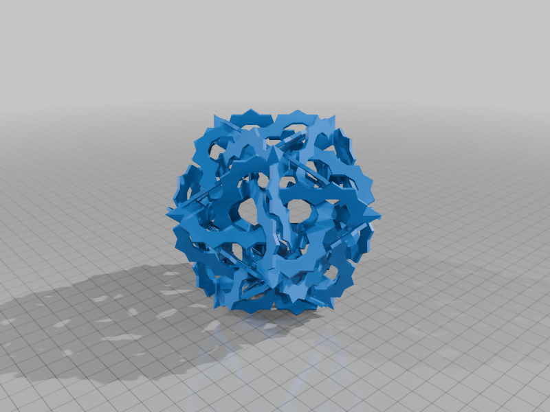 ⭐ HART STAR DODECAHEDRAL POLYKNOT 2・Free 3D File for ・Cults