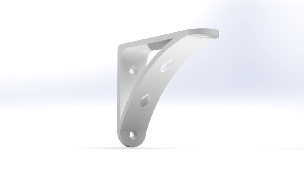 Free 3D file Angle bracket 80 x 100mm curved ribs 🧑‍🔧 ・3D printable ...