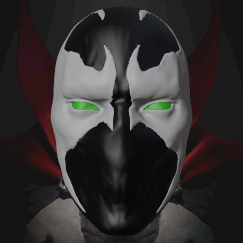 Spawn Mask Minecraft Free 3D file Spawn Inspired Mask 🪖 ・3D printer model to download・Cults