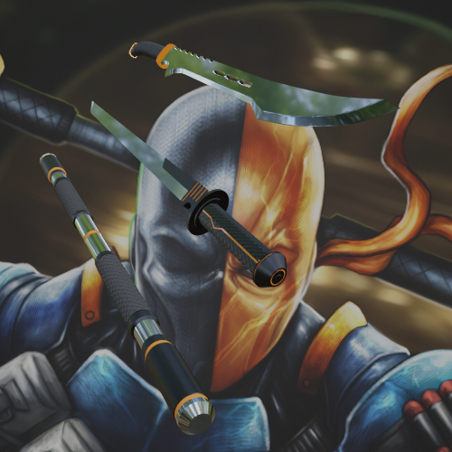 Deathstroke Custom Rifle Free 3D file DeathStroke Inspired Weapon Pack 🔫 ・3D printable model to ...
