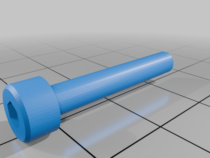 Free 3D file Resin Hexagon socket head cap screw 🧢 ・3D printable model ...