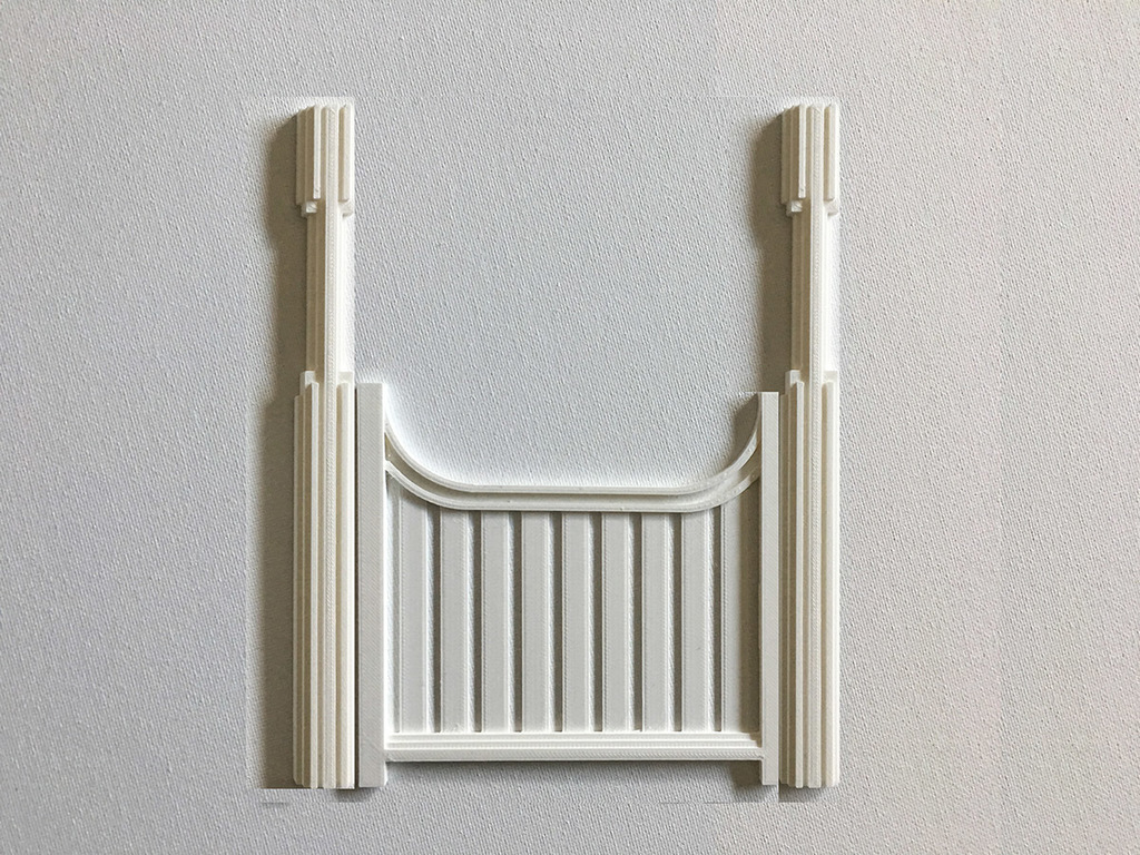 🏠 RAILING 1/12 Scale for Dollhouses・Free 3D File for ・Cults