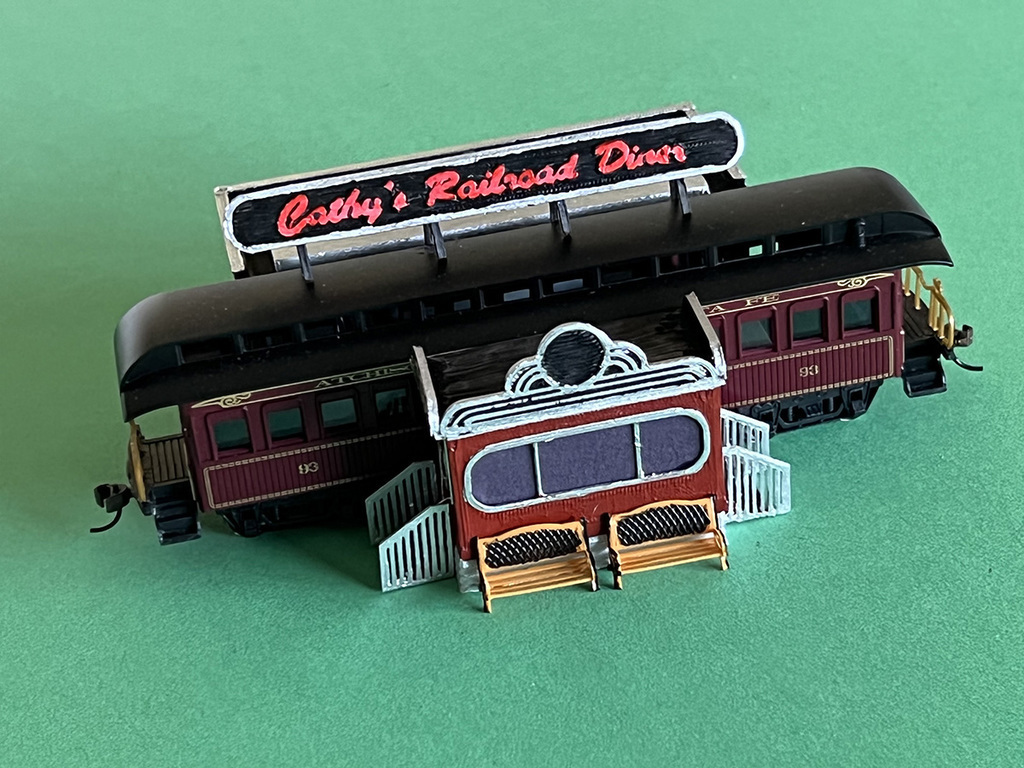 🏠 CATHY'S RAILROAD DINER HO SCALE・Free 3D File for ・Cults