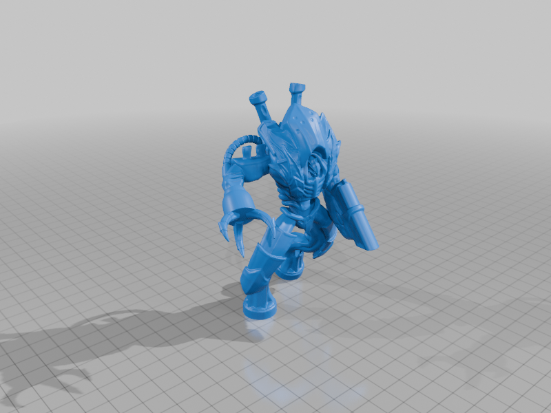 Free 3D file alien vs robot 👽 ・3D printer design to download・Cults
