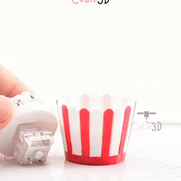 Bucket Clicker 👌 Cutie3D Twisty Keycap Fidget Clicker Popcorn Bucket Keychain ...