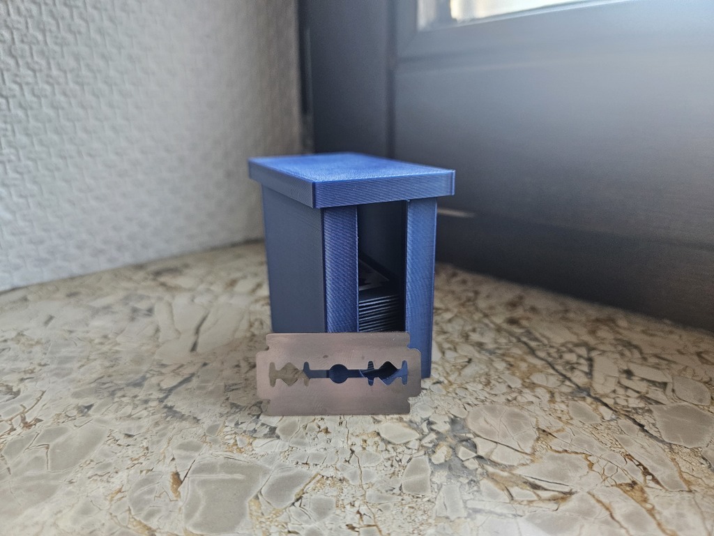 🦺 Safety Razor Blade Container Storage・Free 3D File for ・Cults