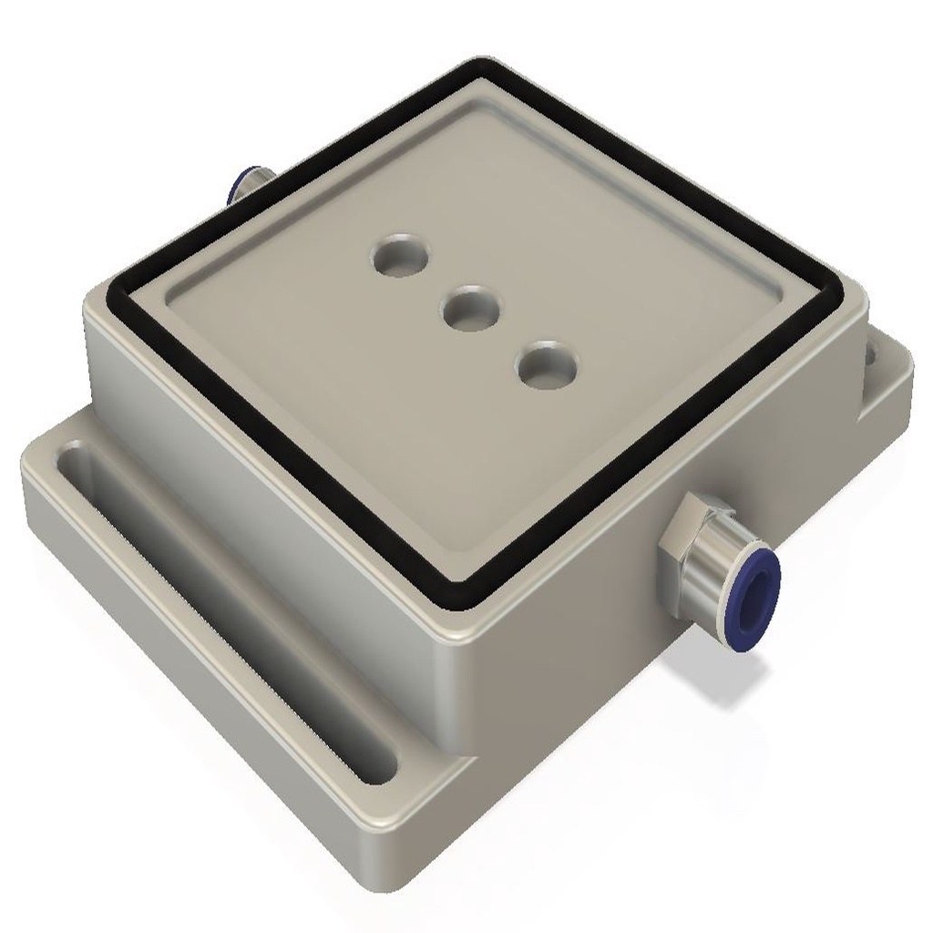 Free 3D file Customizable pad for vacuum tensioning 🧑‍🔧 ・3D printing ...