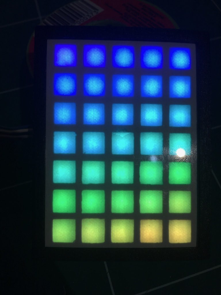 Free 3D file Neopixel ws2812 5x7 Matrix RGB 🔌 ・3D printable design to ...
