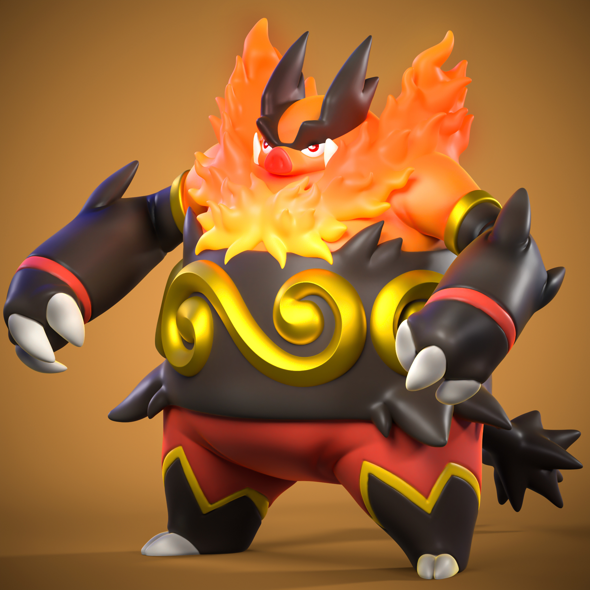 Emboar Tf 🎲 High Quality Emboar Miniature - 3D Printable STL Model For Tabletop ...