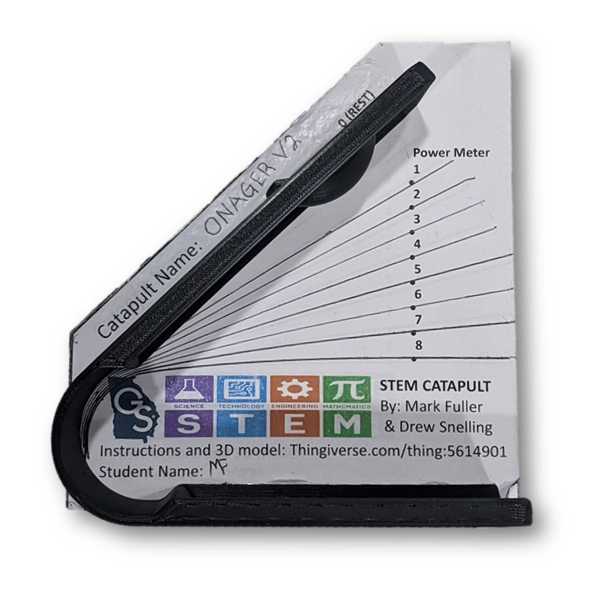 Stem Catapult Ruler 🏰 STEM CATAPULT・Free 3D File for ・Cults