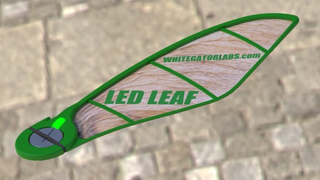 👽 LED LEAF・Archivo 3D Gratis para ・Cults