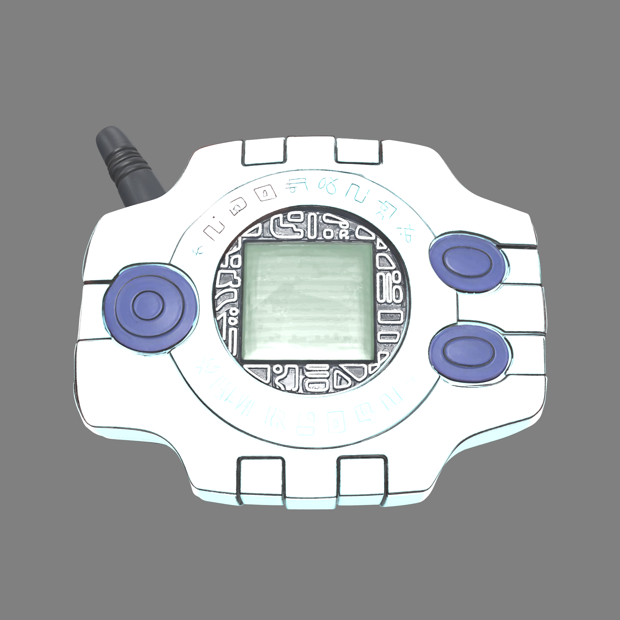 🐉 Digivice Digimon Digital Device - Fan Art Replica・ 3D File for 3D ...