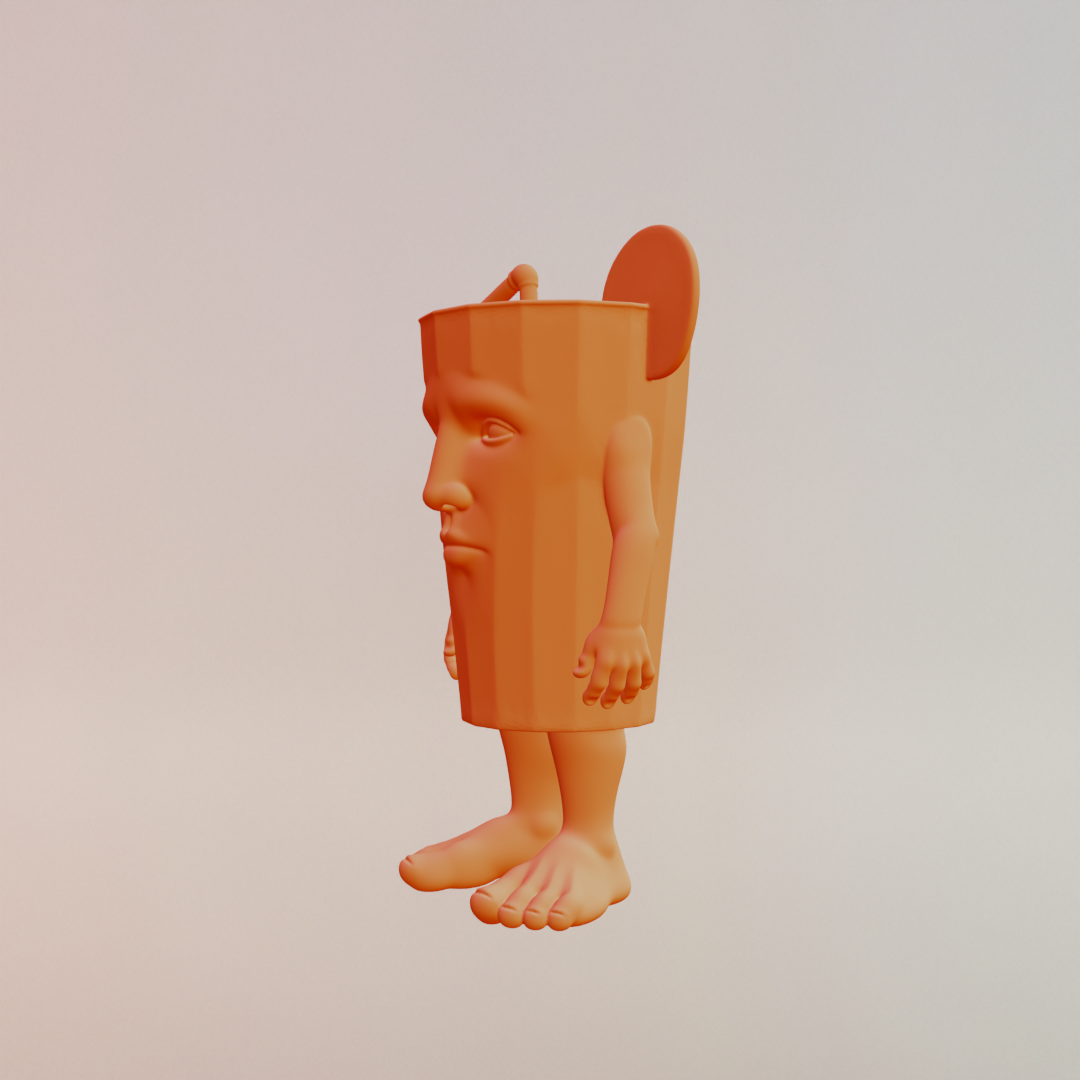 🤌 Brr Es Teh Patipum Italian brainrot・ 3D File for 3D printing・Cults