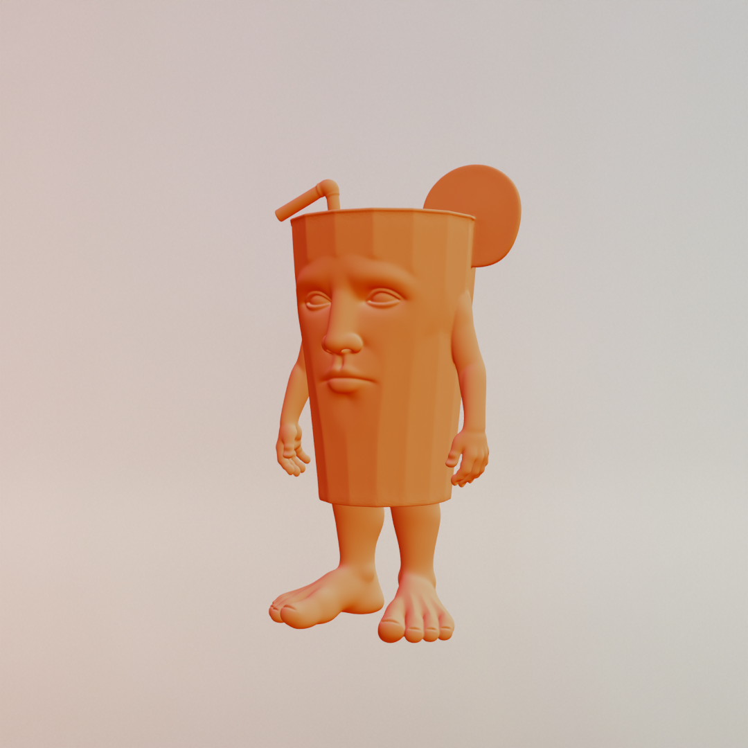 🤌 Brr Es Teh Patipum Italian brainrot・ 3D File for 3D printing・Cults