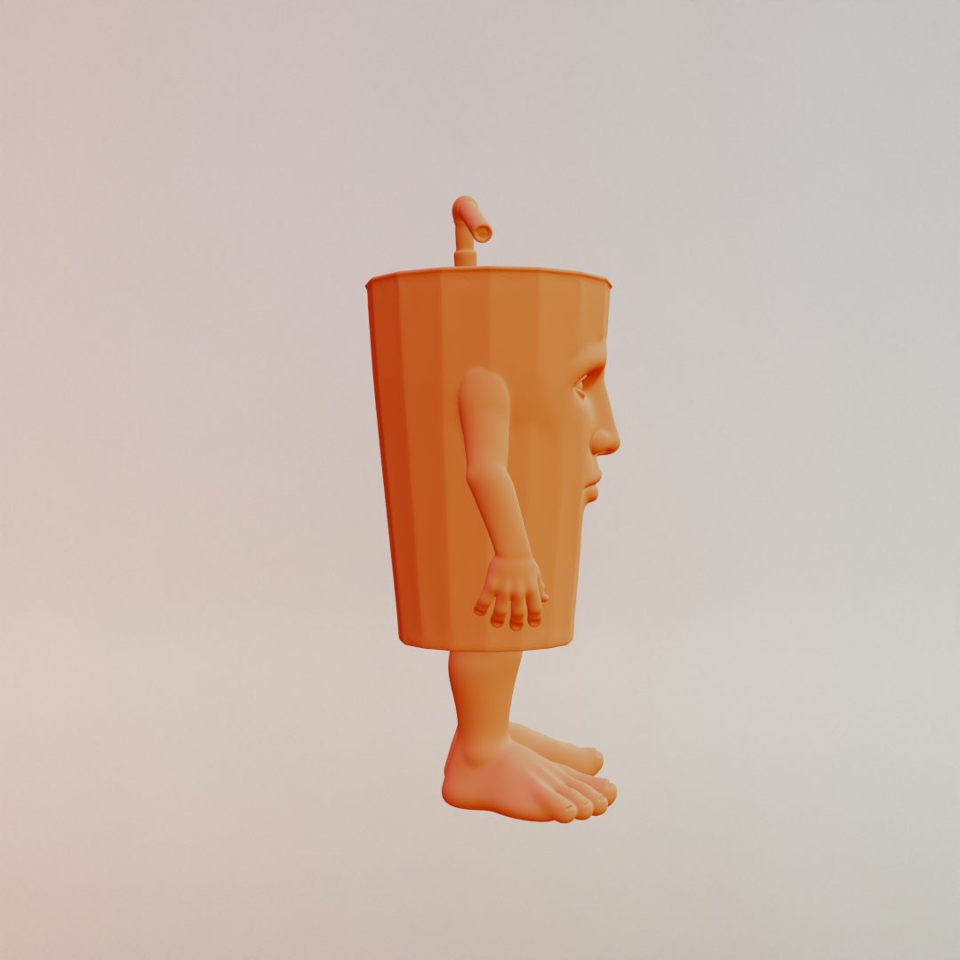 🤌 Brr Es Teh Patipum Italian brainrot・ 3D File for 3D printing・Cults