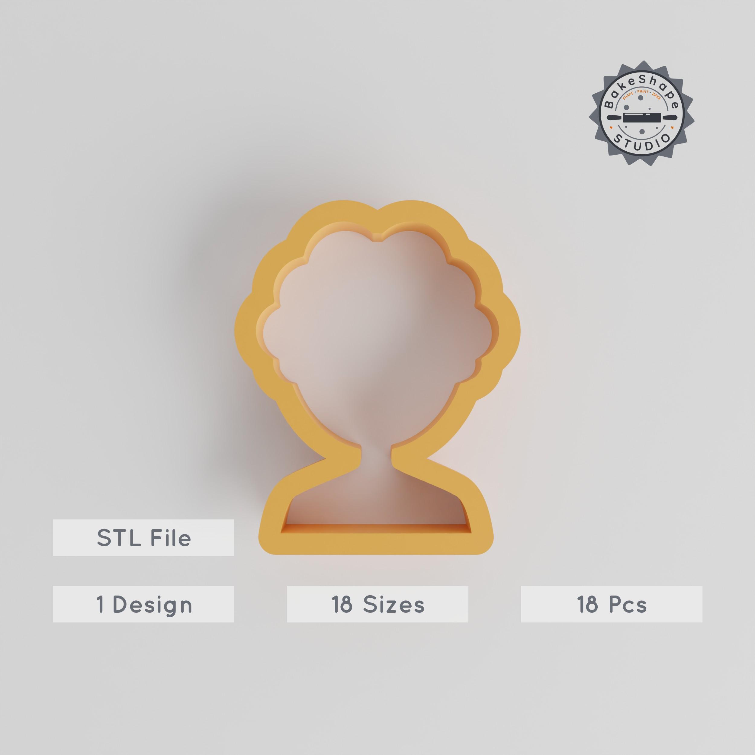 Human Cutter Shape 🍽️ Human Shape Cutter Set, 18 Pieces, Avatar & Profile Designs, Perfect ...