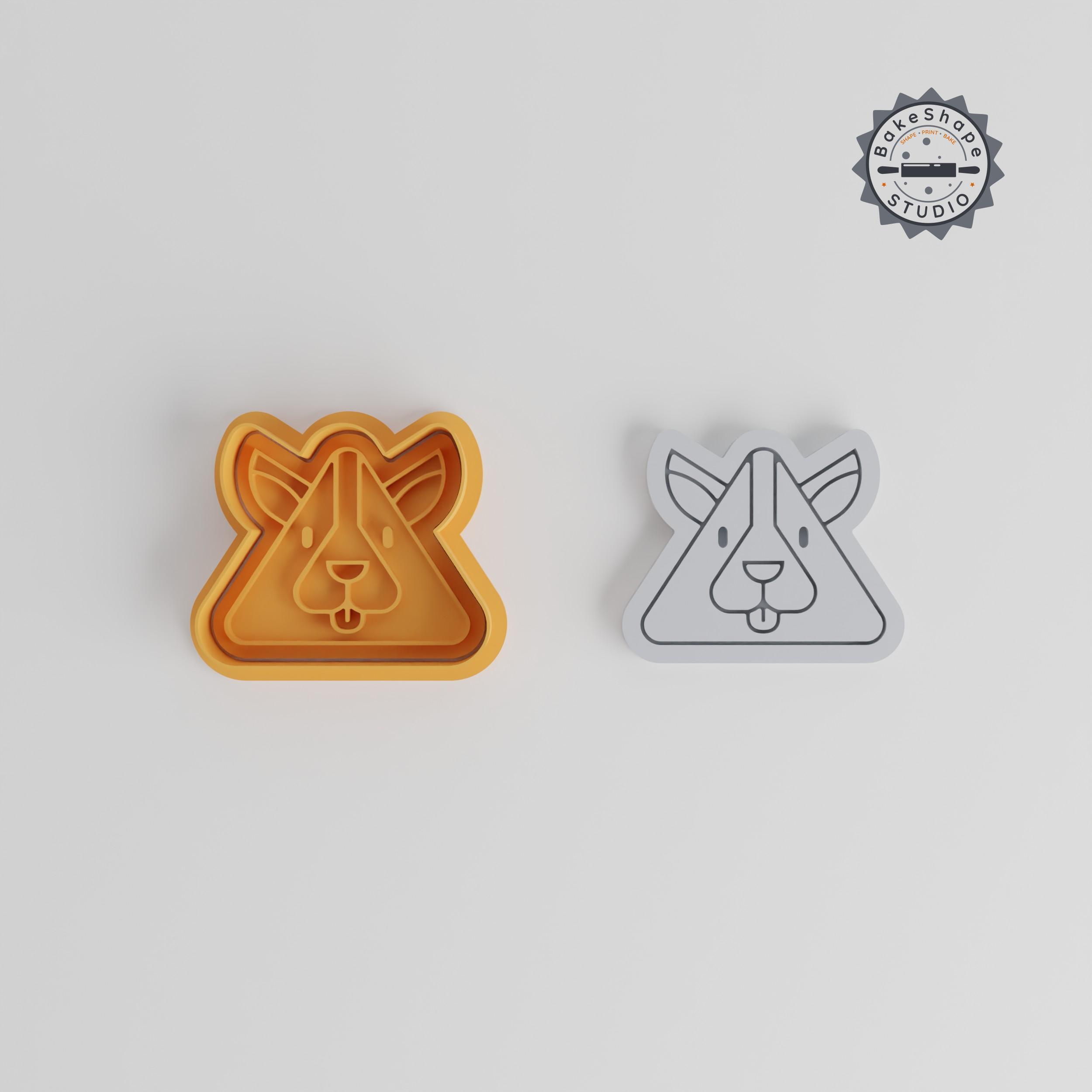 🐕 Dog Shape Cutter & Stamp Set, Perfect for Cookies & Fondant, Includes ...