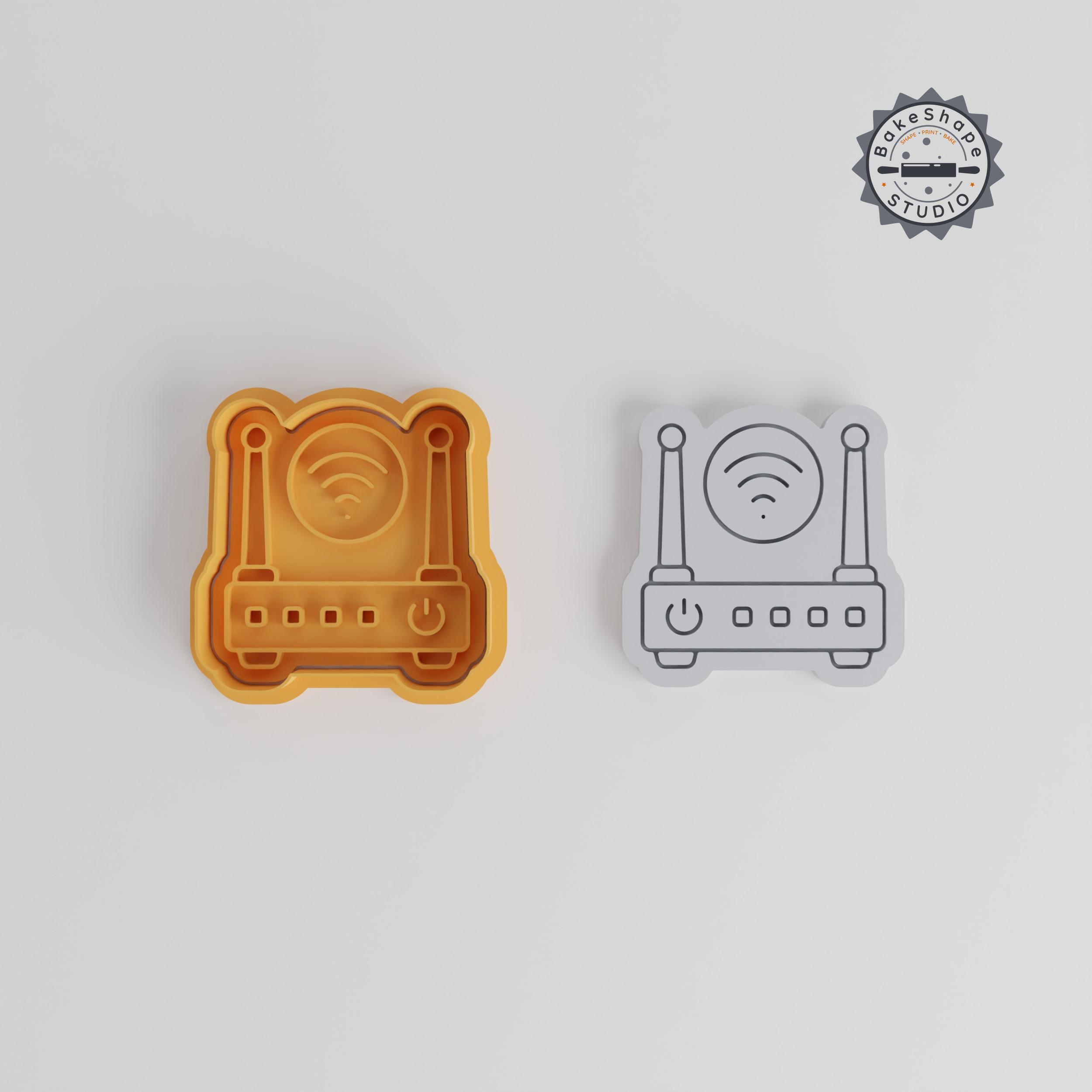 🍪 Wireless Router Cookie Cutter & Stamp, Perfect for Cookies & Fondant ...