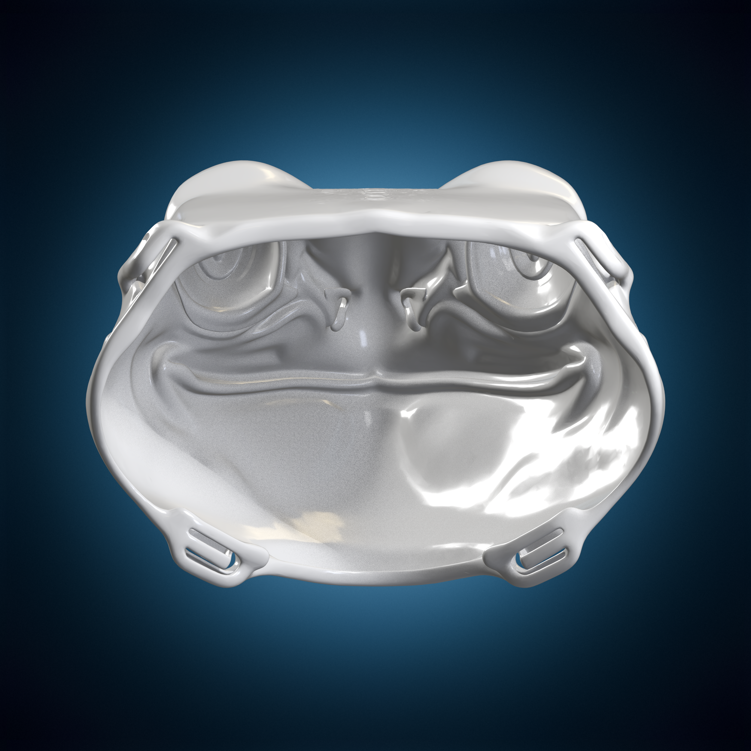 🐸 Frog Mask 3D Print Model・ 3D File for 3D printing・Cults