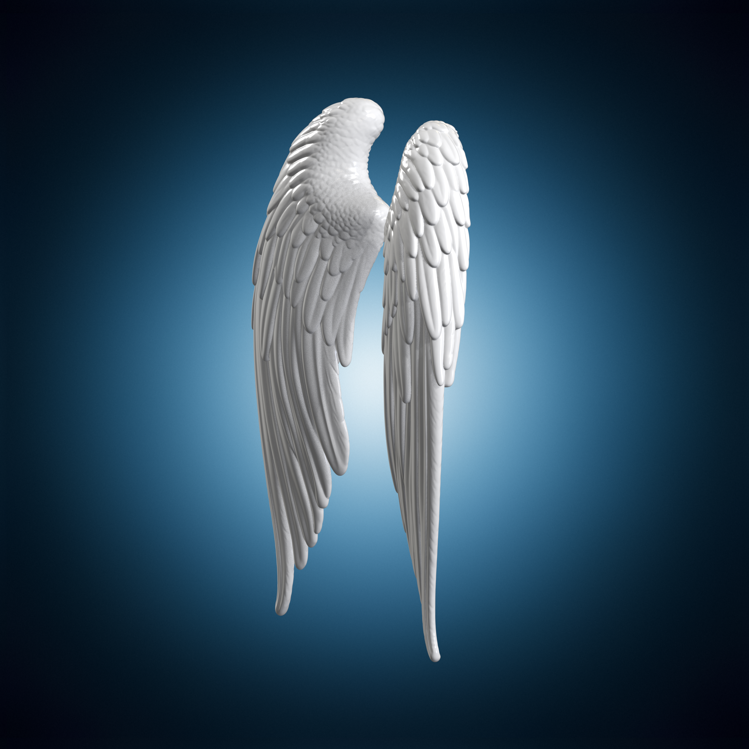 👼 Angel Wings 3D Print Sculpture・ 3D File for 3D printing・Cults