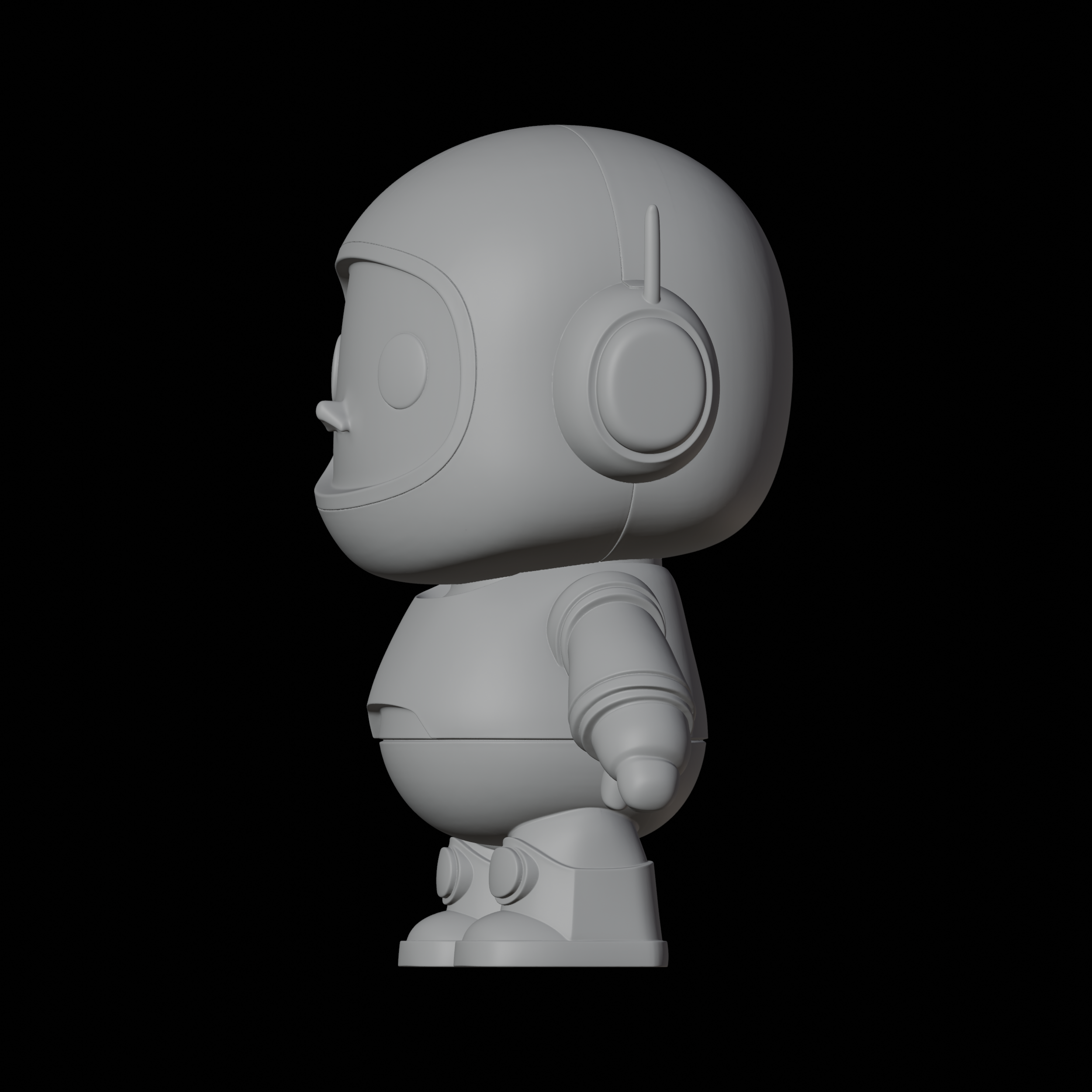 🤖 Chibi Robot Character Figure・ 3D File for 3D printing・Cults